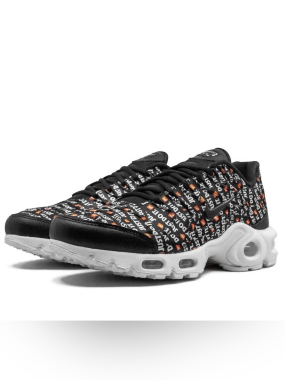 Nike Women's Black, White & Orange Just do it Graphic Runner